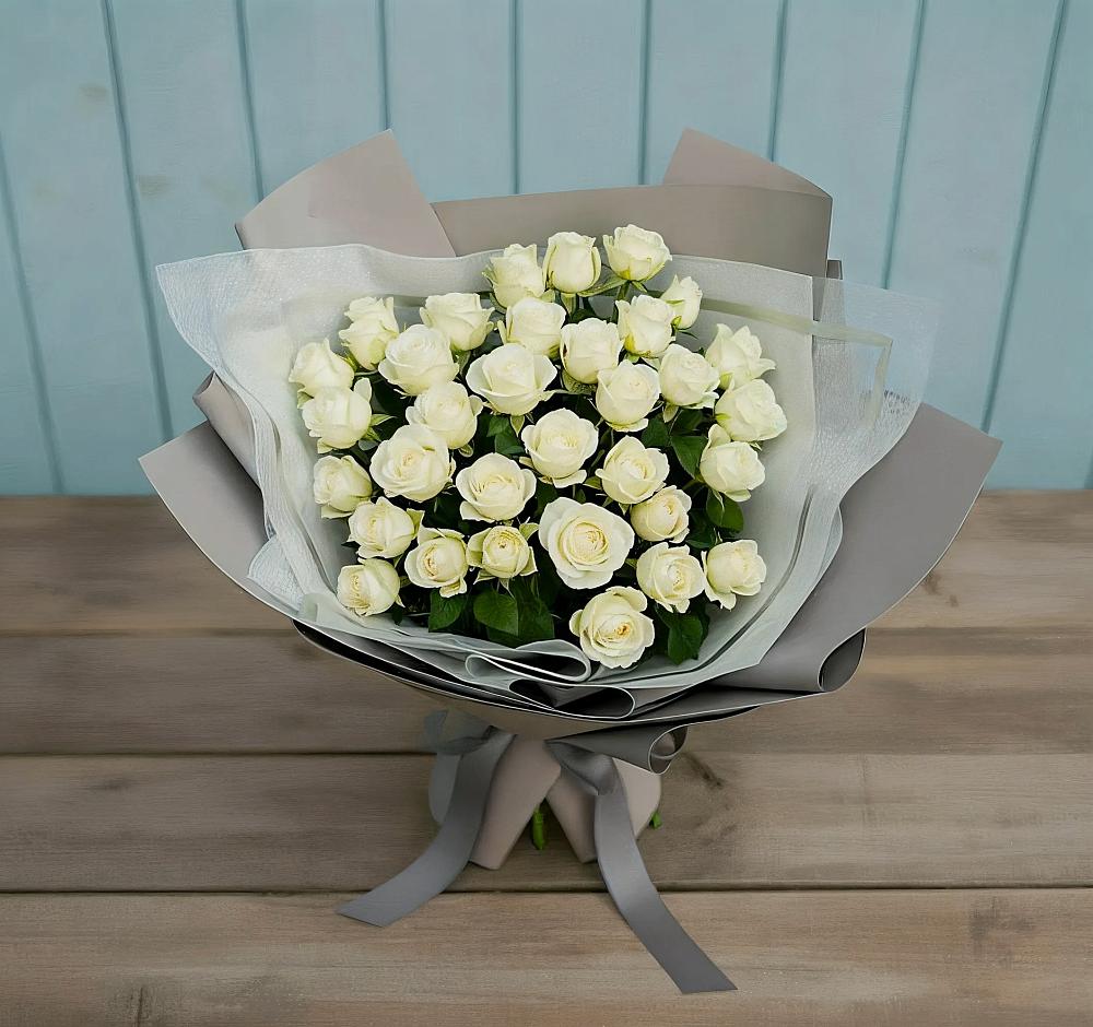 Букет Белоснежная нежность в Перхушково