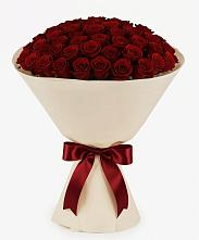 Букет 101 Бордовая роза Блэк Бакарра в Перхушково