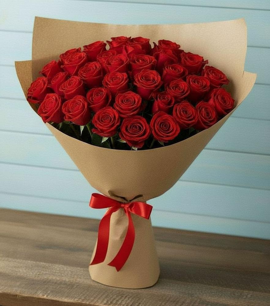 Букет Красные розы Милано в Перхушково