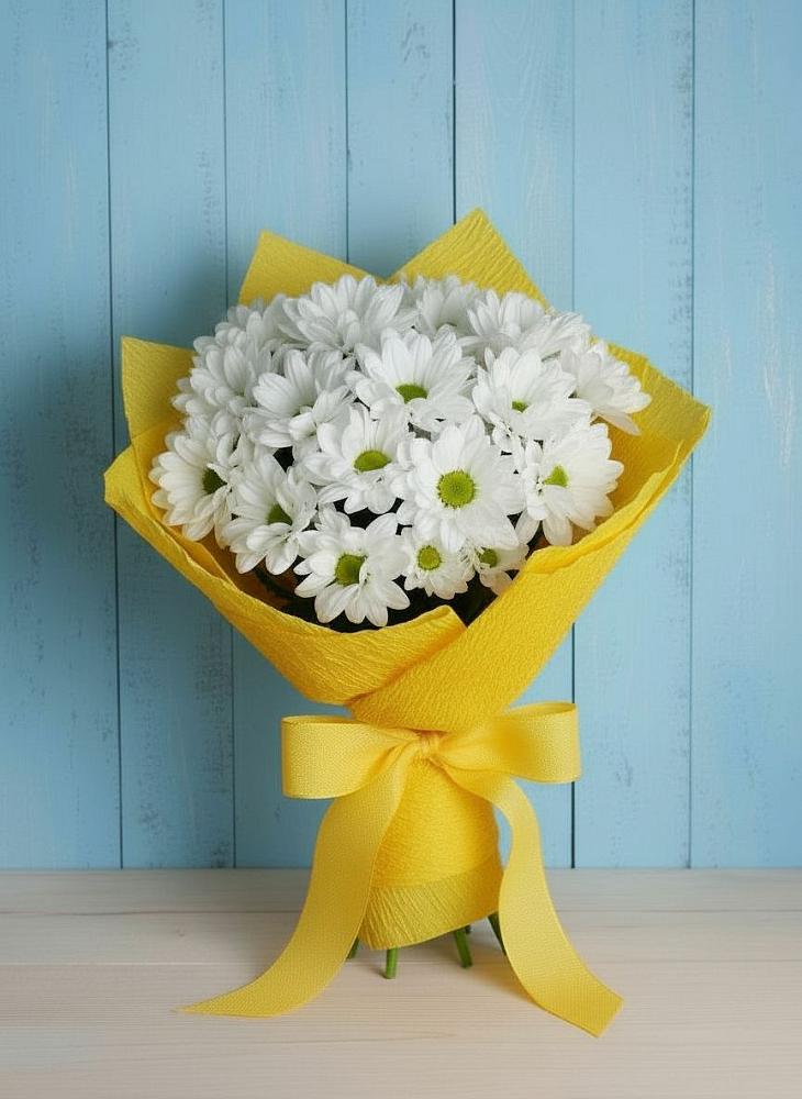 Букет цветов из: Хризантемы в Перхушково