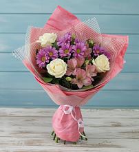 Букет цветов из:  Герберы #REPLACE_PRED# Перхушково