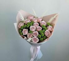 Букет цветов из:  Розы и Хризантемы в Перхушково