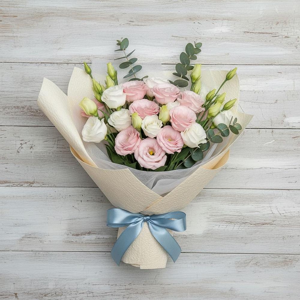 Букет цветов из: Лизиантусы в Перхушково