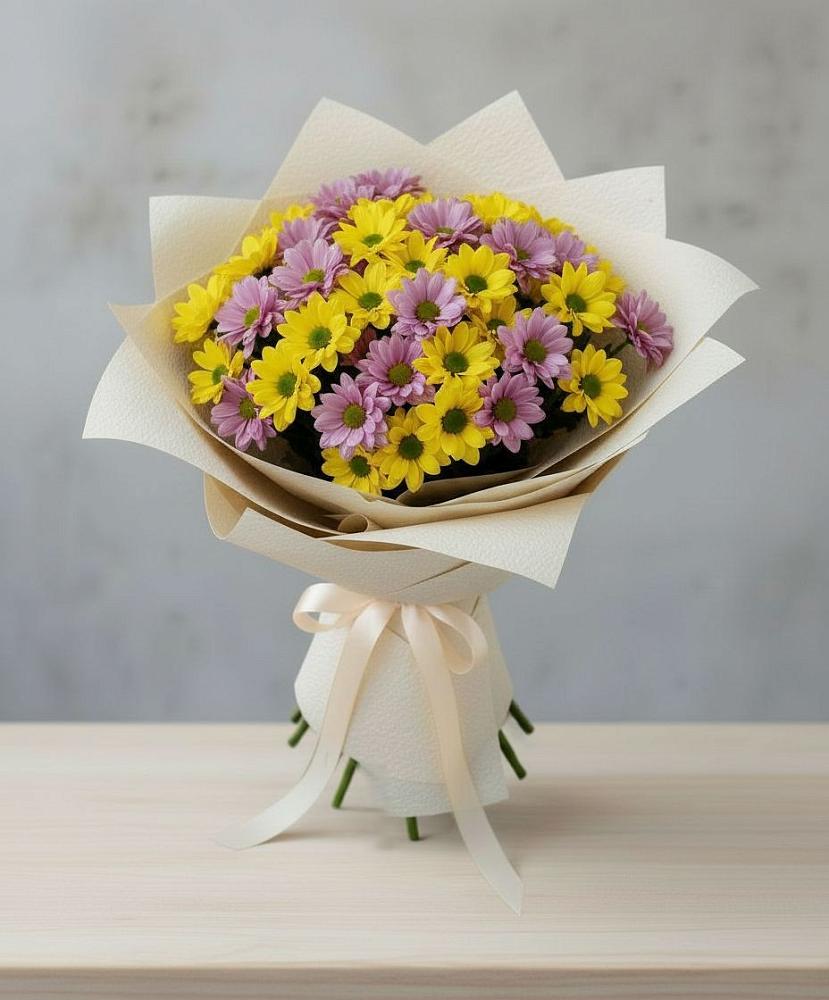 Букет цветов из: Хризантемы в Перхушково